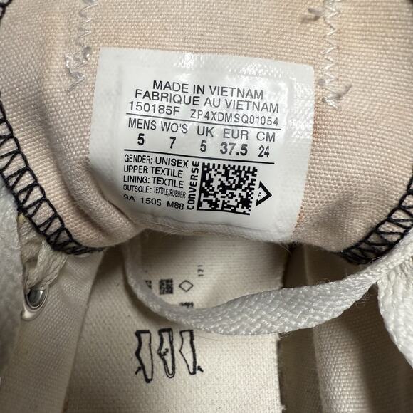 Converse Chuck Taylor Shoes Womens 7 Mens 5 Black Sunflower All Star - Picture 3 of 8